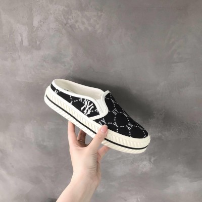 MLB Mule Dia Monogram New York Yankees Black White