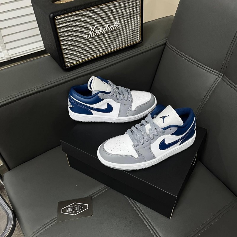 Nike Air Jordan 1 Low Grey Navy